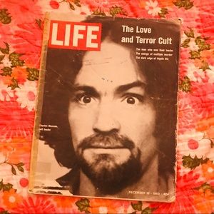 Original Charles Manson Life Magazine 1969